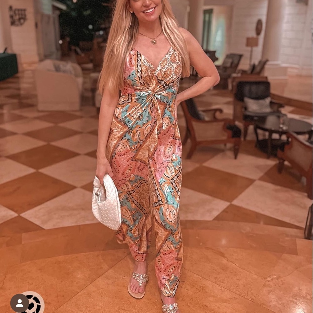 Colorful Paisley Maxi Dress